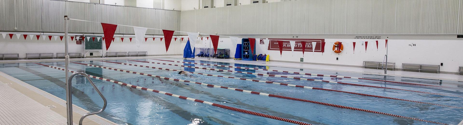Temple Campus Recreation pool 30 located in Pearson and McGonigle Halls 